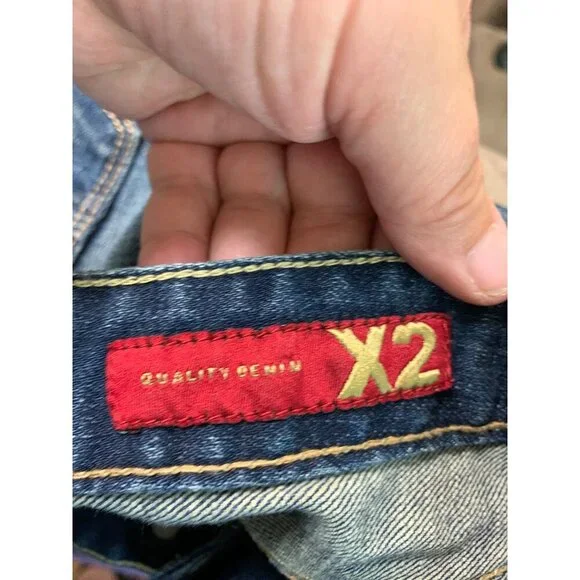 X2 Quality Denim Blue Jeans Womens Size 2 Long AD1 - Picture 6 of 8